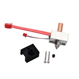Elves Ender 3 S1 Copper Plated Heating Block, High Temperature 300℃ Titanium Heatbreak Plated Copper Nozzle, Compatible with Ender-3S1/Ender-3S1 Pro/Plus, CR-10 Smart Pro 3D Printer