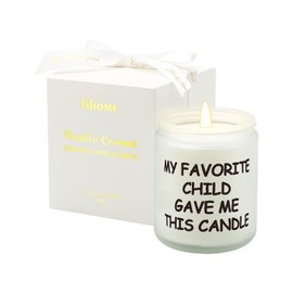 Lihome Gifts for Mom from Daughter Son, Best Mom Gifts, Funny Birthday Mother's Day Thanksgiving Christmas Gift, Vanilla Coconut Candle