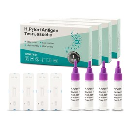 H. Pylori Helicobacter Pylori Stool 4 Test Kit, 10-15 Minutes, Highly Accurate, Easy to Use, Home Testing, No Lab Visit Required