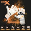 Precision Training Fusion X Negative Replica Football Kid'sGoalkeeper Gloves, White,