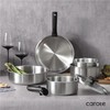 CAROTE Pots and Pans Set, Stainless Steel Cookware Set Detachable