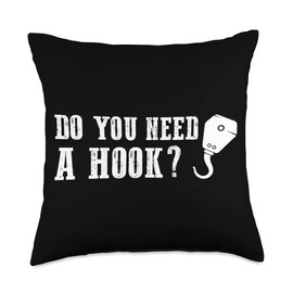 Do you need a hook Throw Pillow