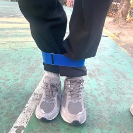 The power of cooperation, two-person triangle strap blue 3ea