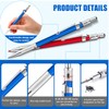 Gersoniel 2 Pcs Welders Pencil with 48 PCS Round Refills