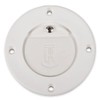 T-H Marine Flush Mount Scupper Valve Assembly - White