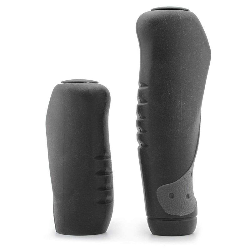 Kartell ® Bicycle Grips Ergonomic for Twist Grip Shifting, Black