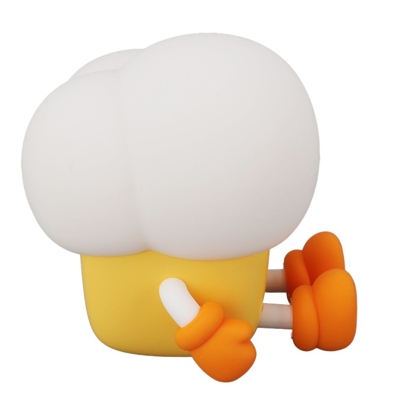 Cute Popcorn Night Light Silicone Nursery Night Light 3 Levels
