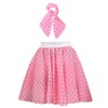 Girls Polka Dot Skirt 50s/60s Fancy Dress Costume - 17"