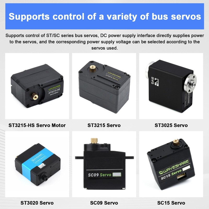 Serial Bus Servo Driver Board for ST/SC Series Binghe Bus