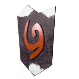 AllTru2U Child Sized 14" Deku Toy Shield | Handmade Wooden Zelda Shield for Pretend Play