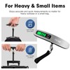 BAGAIL Digital Luggage Scale,110lbs Hanging Baggage Scale with Backlit LCD