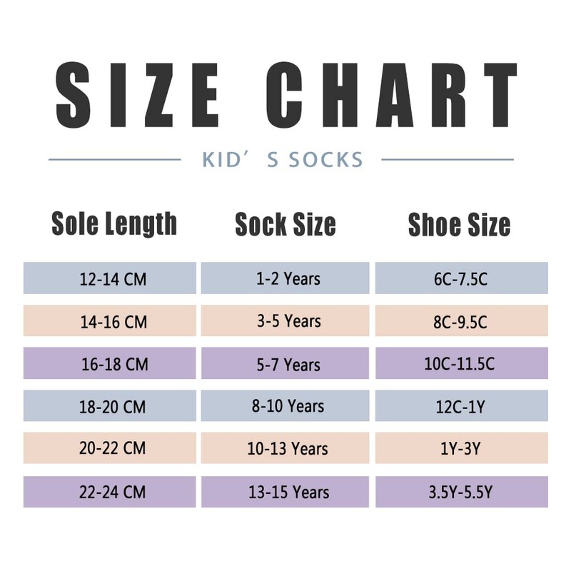 Big Girls Wool Socks Kids Winter Thick Warm Socks Thermal