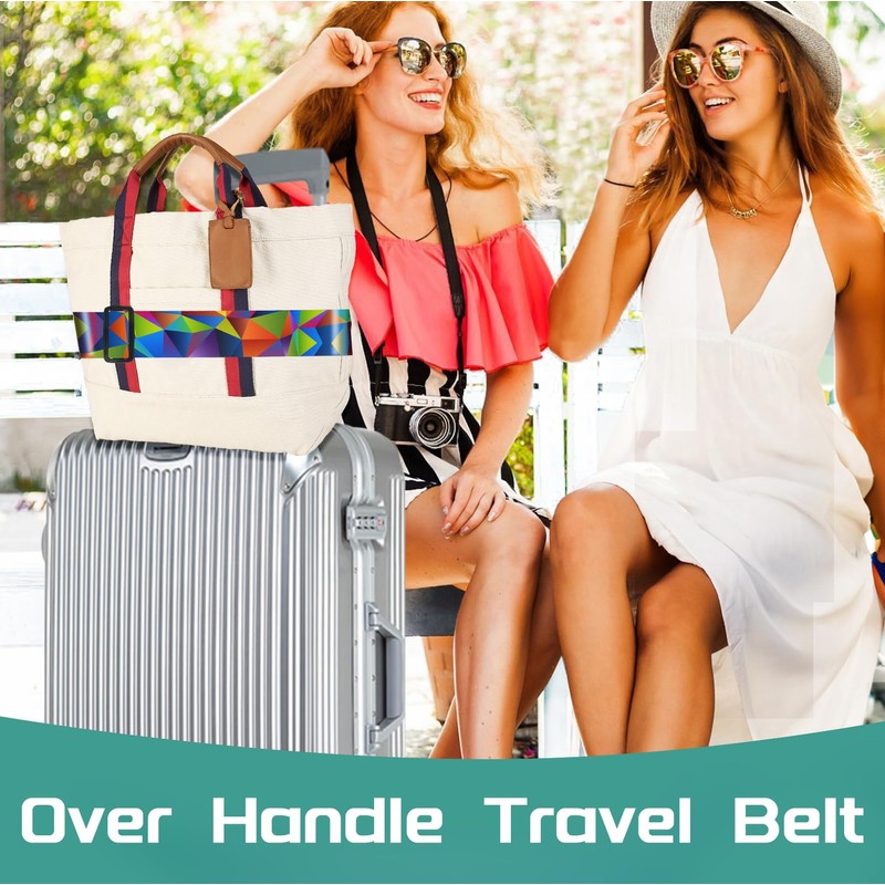 OffiEase Luggage Straps for Suitcases Travel Belt - Baggage Identifiers