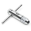 Hakkin Adjustable M3-M8 3mm-8mm HSS T-Handle Reversible Ratchet Wrench Tapping