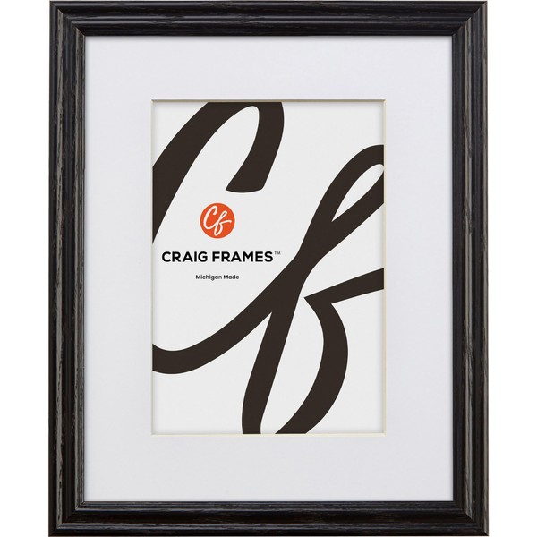 Craig Frames Wiltshire 200, 11x14 Picture Frame Matted for an