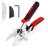 GARTOL Ratchet Miter Shears for Angular Cutting Molding Crafting,Adjust 45-135