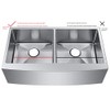 Starstar Kitchen Sink Bottom Grid, Stainless Steel, 30" x 17"