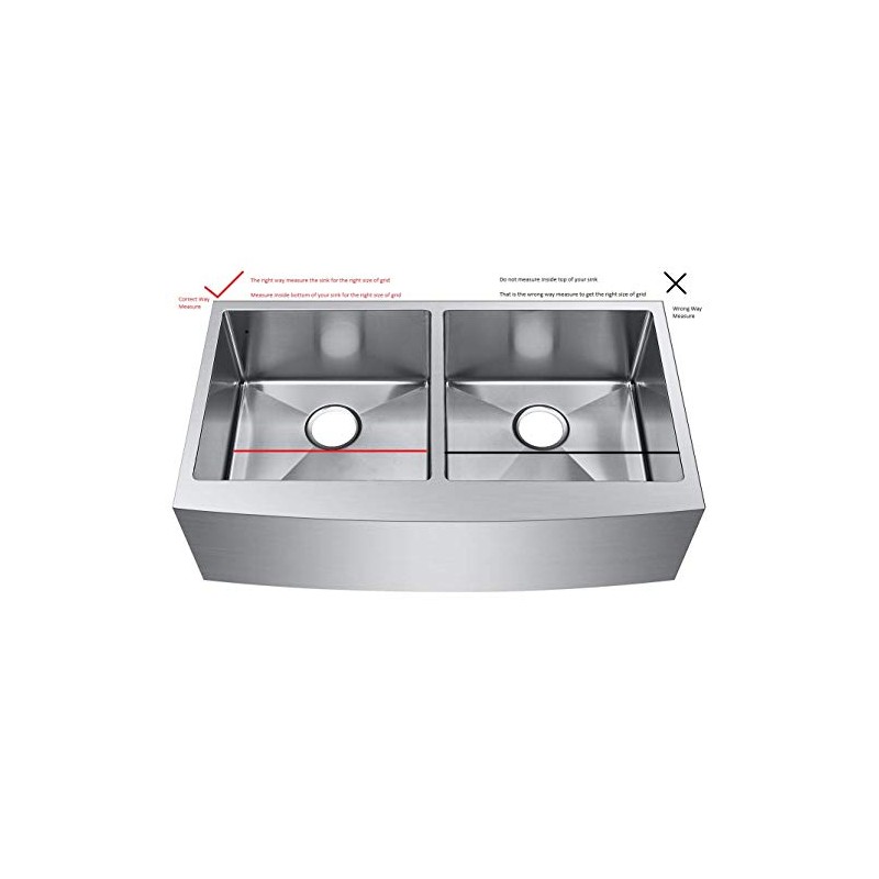 Starstar Kitchen Sink Bottom Grid, Stainless Steel, 30" x 17"