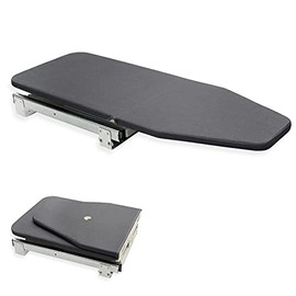 AKOZLIN Retractable Pull Out Ironing Board Closet Sliding Out Swivel Iron Board with Heat Resistant Ironing Cover, Board Size: 31.88"×13"