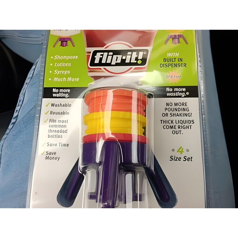 Flip-It! Flip-It Automatic Bottle Drain Kit 4 Size Set Washable
