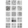 Beauty Leader 15 Pcs Stamping Nail Art Template Different Design