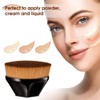 Brocha Plana Maquillaje Base Corrector Polvo Parte Superior Multifuncional Alta