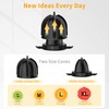 150W Electric Citrus Juicer Squeezer with 2 Cones, Healnitor Stainless