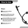 Partuto ABS Wheel Speed Sensor Rear Left or Rear Right