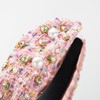Pearl and Rhinestone Headband (Pink)