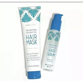 Trader Joe's Shea Butter & Coconut Oil Hair Mask, 5.1 fl oz & Hair Serum, 2.75 fl oz
