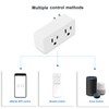 QIACHIP 16A WiFi Dual Smart Socket Outlet Plug 2 pack,Ewelink