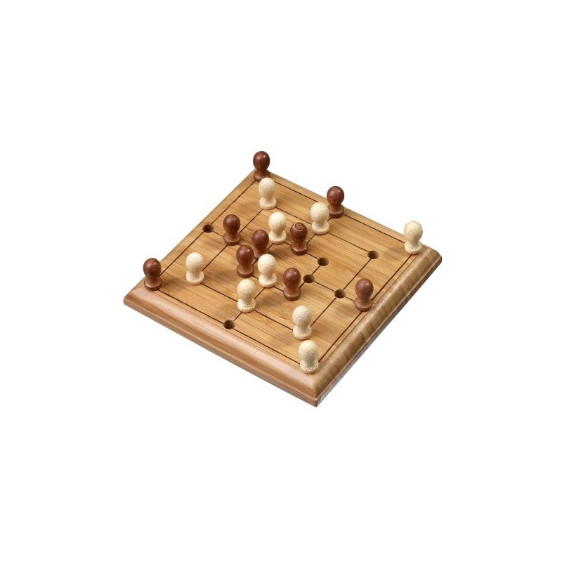 Philos 6491 - Mühle, Bambus, Green Games, Reisespiel, Strategiespiel