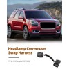 JadeBirch 2 Pcs HID to Halogen Headlight Wiring Adapter Compatible
