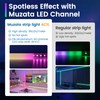 Muzata 16.4FT/5Meter RGB LED Strip Light High Intensity 96LEDs/m Spotless