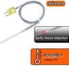 2-Pack TL1918SL K-Type thermocouple Probe Probe 11.9 inches/0.13 inches Cable