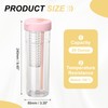 sourcing map Fruit Infuser Water Bottle 850ml / 29 oz