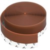 1.4in Brown Weather Stripping Door Seal – Heavy-Duty Silicone, Strong