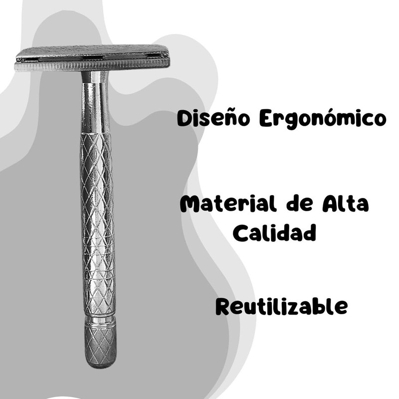 UNIVERSOENLÍNEA.COM Rastrillo Clasico Afeitar Barba Hombres Clásico Doble Filo Dr.