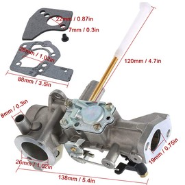 ZAMDOE 498298 Carburetor for Briggs & Stratton 498298 692784 495951 492611 495426 490533 112202 112212 112231 112232 5HP 5.5 HP Engines, with Gaskets Fuel Filters Air Pre Filters
