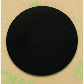 6 Black On-Metal NFC Tag Stickers 25mm (1 inch) Round - 888 Bytes NTAG216, Compatible with All NFC-Capable Phones (Black)