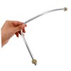 SHINEOFI 2pcs Aluminum Air Compressor Replacement Hose Lightweight Durable Fit