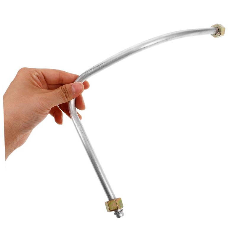 SHINEOFI 2pcs Aluminum Air Compressor Replacement Hose Lightweight Durable Fit
