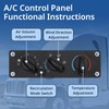 Climate Control Module 599-008 HVAC A/C Control Panel Compatible with