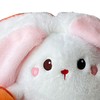 Animal Plush Doll Adorable Soft Reversible Persimmon Plush Toy Pillow