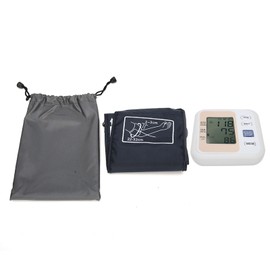Household LCD Digital Blood Pressure Monitor Accurate Upper Arm Blood Pressure MeterGold With Voice