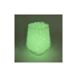 KONFEN Water Beads 5000PCS Water Gel Soil, Glow in The Dark Water Balls Jelly Crystal Beads Gel Ball Water Absorbing Beads for Vases, 60g 7-8mm Waterbead Vase Fillers for Home Decorations