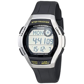 Casio Men's Quartz Fitness Watch with Resin Strap, Black, 23.77 (Model: WS-2000H-1A2VCF)