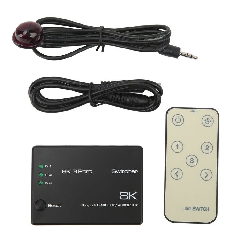 4K 120Hz 8K 60Hz 3 In 1 Out Ultra HD