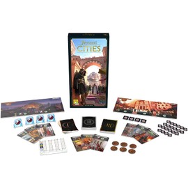 7 Wonders Cities Board Game EXPANSION (New Edition) | Family Board Game | Civilization Board Game for Adults | Strategy Board Game for Game Night| 3-7 Players | Ages 10+ | Made by Repos Production