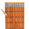 Fun Express Ruler Printed Pencils (2Dz) - 24 Pieces - Educational and Learning Activities for Kids